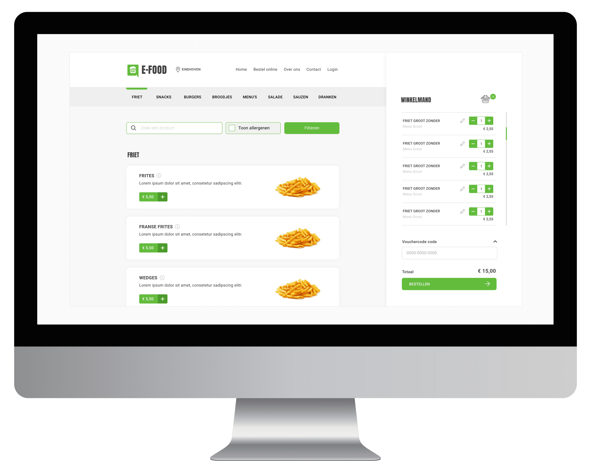 NTF_webshop e-food prijzen Prijzen van e-food