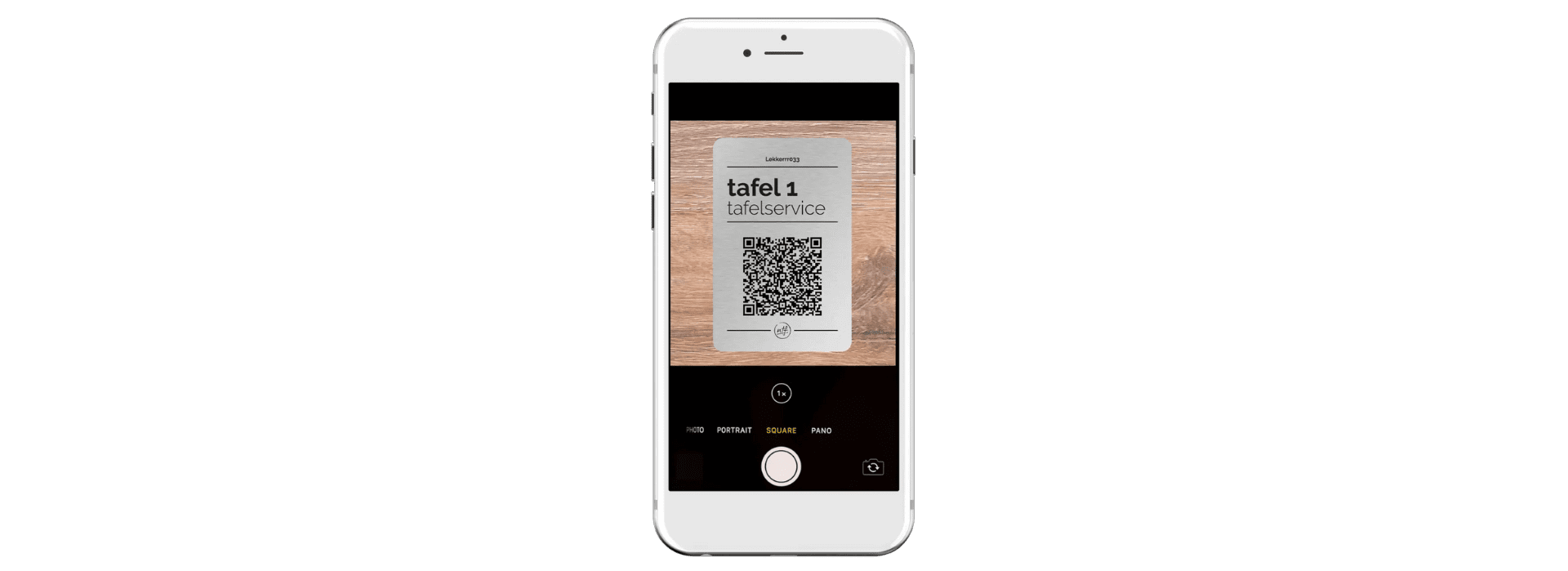 QR bestellen NTF software tafelbestelling